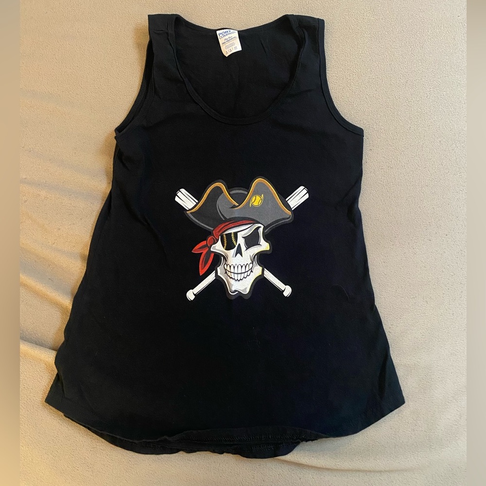 Pittsburgh Pirates Jolly Roger Tank Top Small Pirate